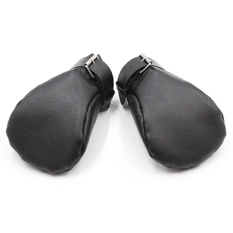 BDSM Gay Accessories Puppy Play Handcuffs Leather Fetish Fist Restraints Puppy Mitts Sex Tools for Men Women Adult Sex Shop