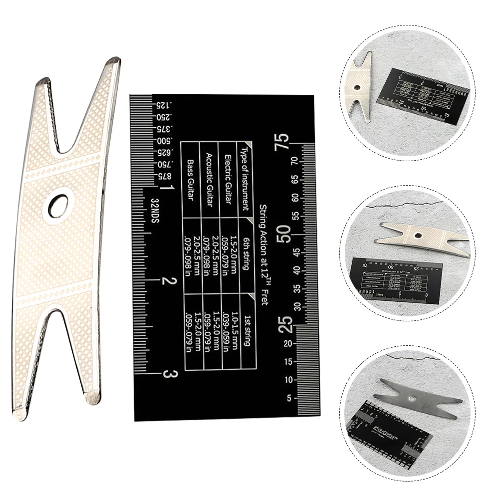 

Violin Tool Set Making Tools Guitar Neck Ruler Repair Kit Action Gauge Luthier Supplies Rock and Roll
