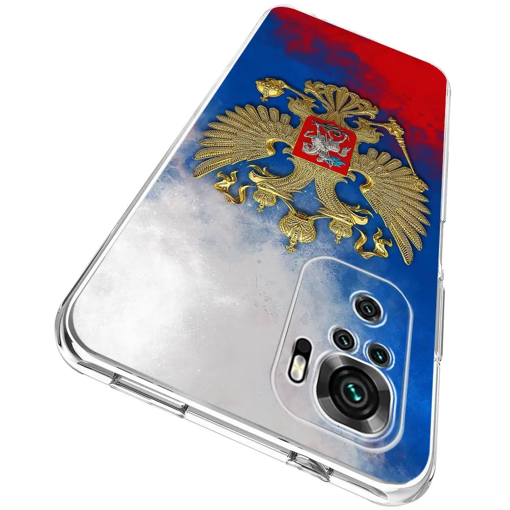 Rússia omsk bandeira sisteriana caso de telefone para xiaomi redmi nota 14 13 12 4g 9 8 10 11 pro plus 5g 14c 13c 12c 10c 9c capa clara