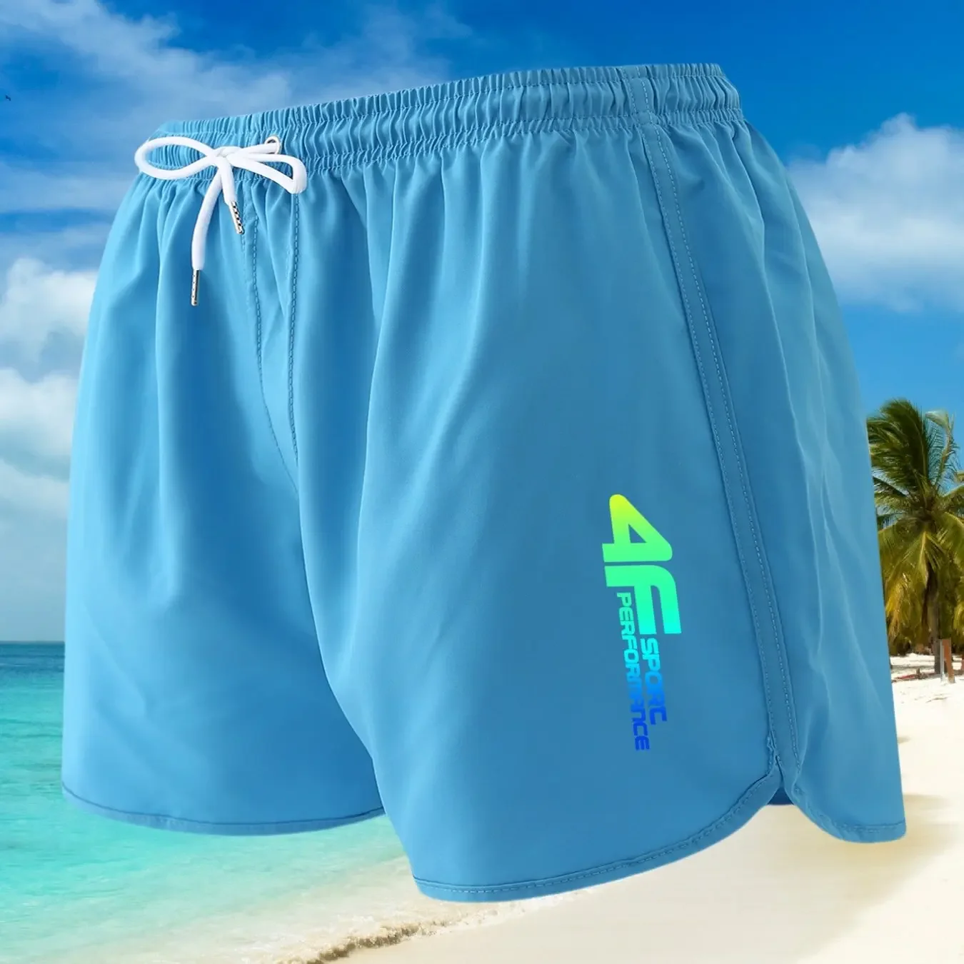 2025 Pantaloncini da spiaggia sportivi da uomo nuovi alla moda Tasche per pantaloni leggeri estivi Traspiranti e ad asciugatura rapida per la spiaggia Hawaii