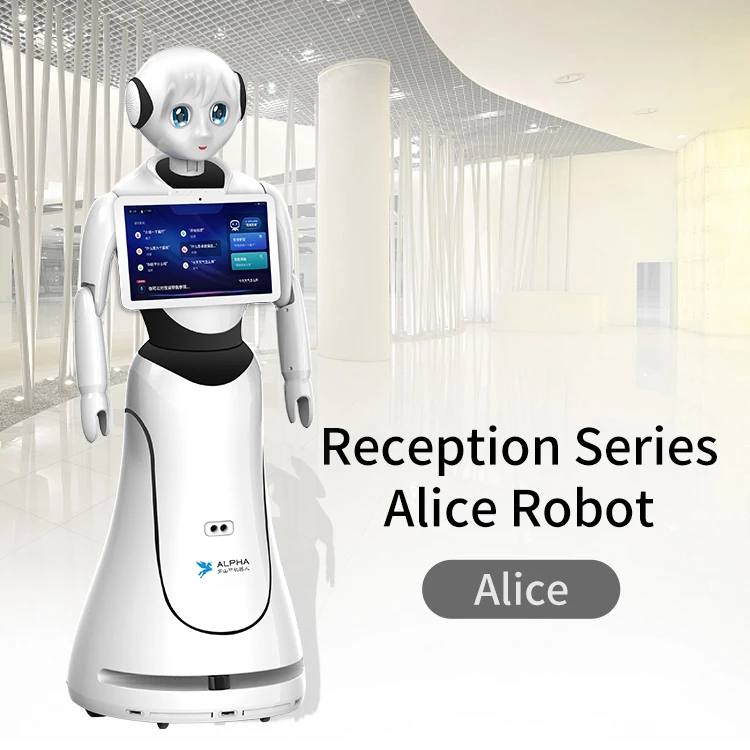 Intelligent Reception Robot Guide Robot for Hospital Guidance Hotel Government Hall Office Building Welcome Explanation