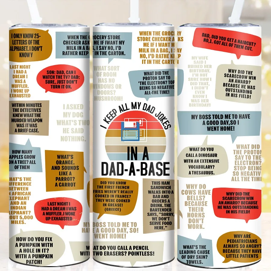 Vasos de bebida con aislamiento de acero inoxidable de 20oz, tapa de paja con estampado de notas con citas 3D, vasos rectos ajustados para fiesta, suministros festivos para fiestas