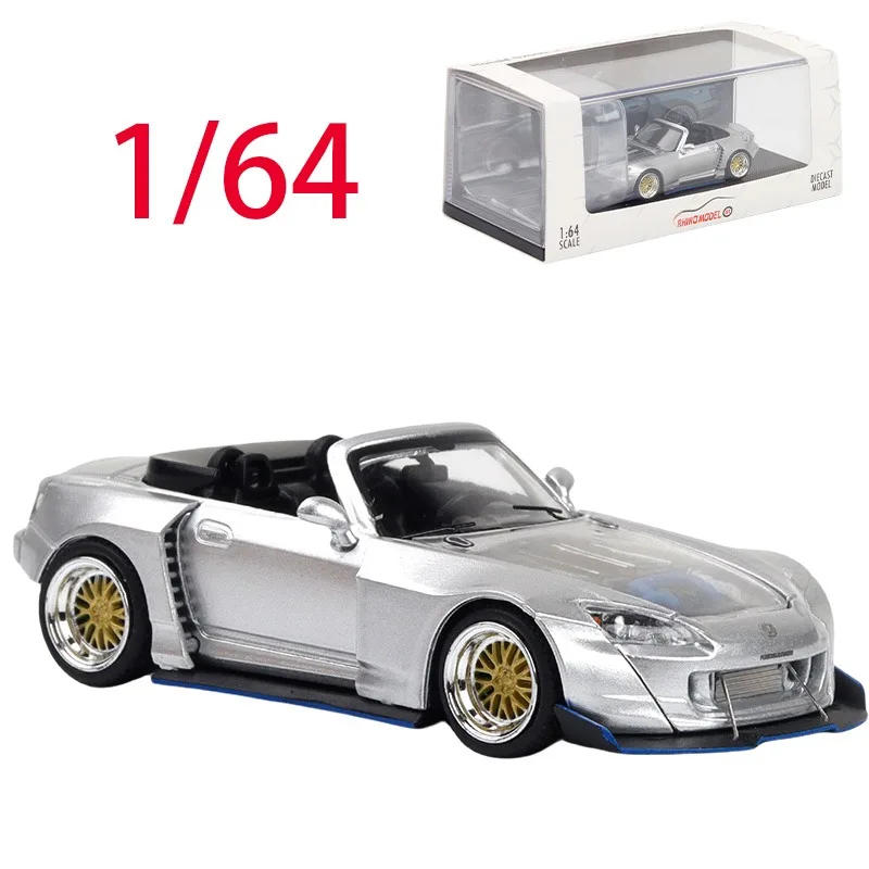 

RM литой под давлением масштаб 1/34, модель автомобиля Honda из сплава Honda S2000 AP2, игровые транспортные средства, игрушки для мальчиков, оригинальная коробка