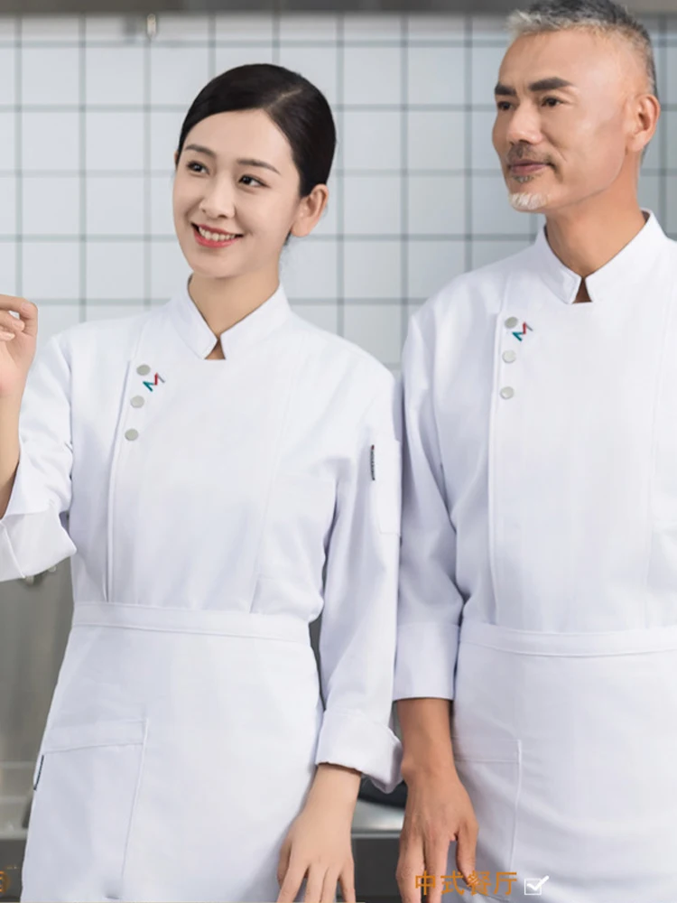 Hotel Chef Uniform Professional Cooking Clothing Restaurant Kitchen Jacket Bakery Bellboy Cook Coat Cafe Waiter Work Clothes