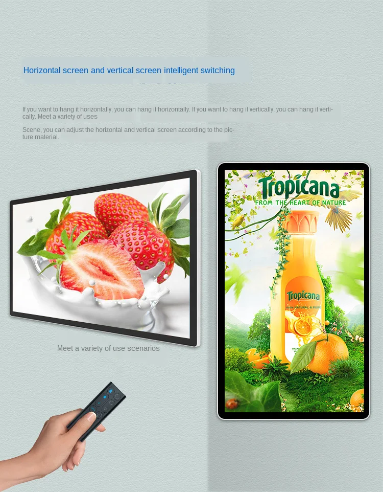 OEM Factory Player Machine Android Advertising Display Tv Digital Signage For Restaurant AD Equipment