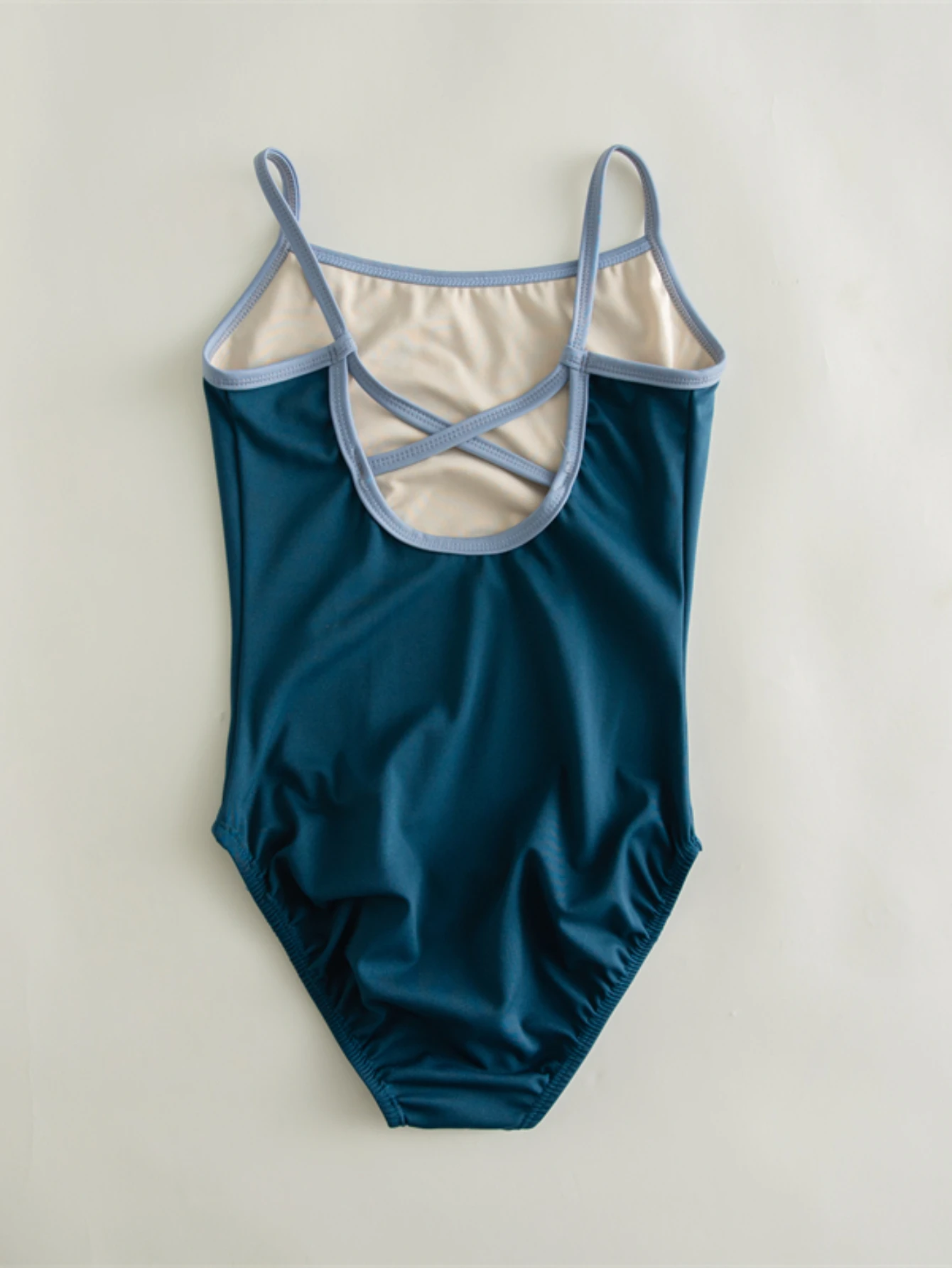 Cheap High Quality Training Dance Wear Two-color Tone Camisole Children Kids Girls Ballet Leotards with lining