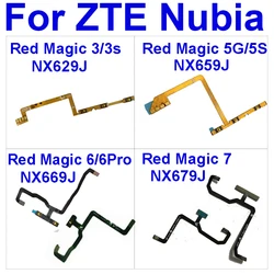 Power Volume Flex Cable For ZTE Nubia Red Magic 3 3S NX629J 5S 5G NX659J 6 6Pro 6S NX669J 7 NX679J 7 Pro NX709J 7S Pro NX709S