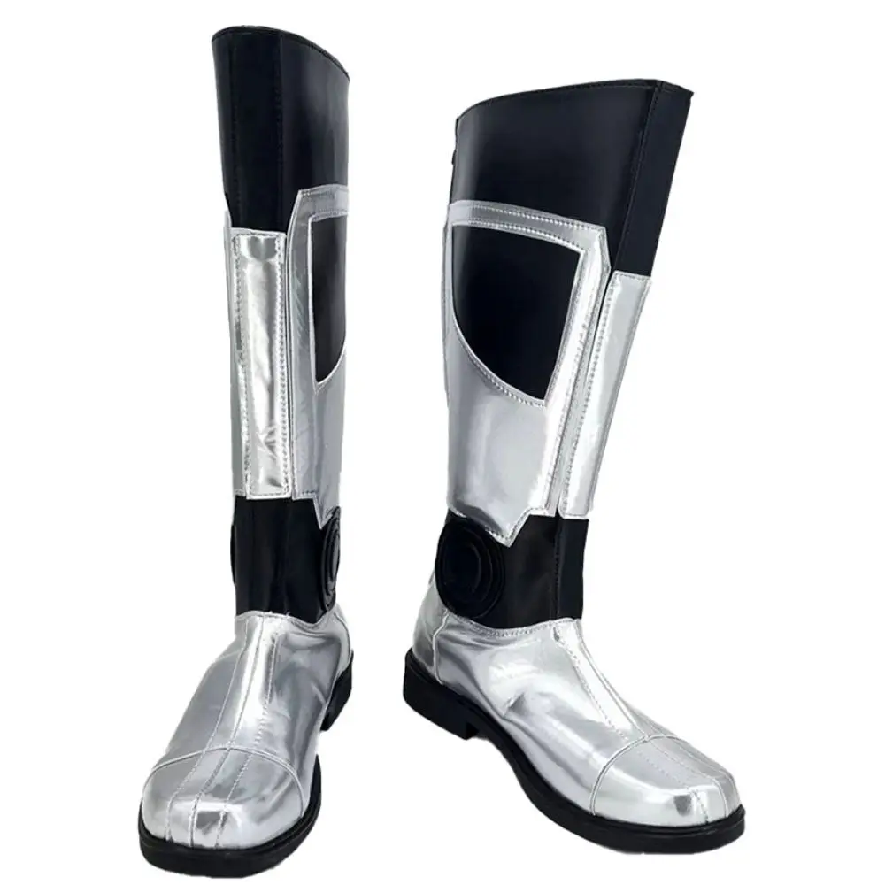 다스 몰 코스프레 신발 가죽 부츠 우주 전투 변장 의상 액세서리 성인 할로윈을위한 롤 플레잉 소품 맞춤 제작