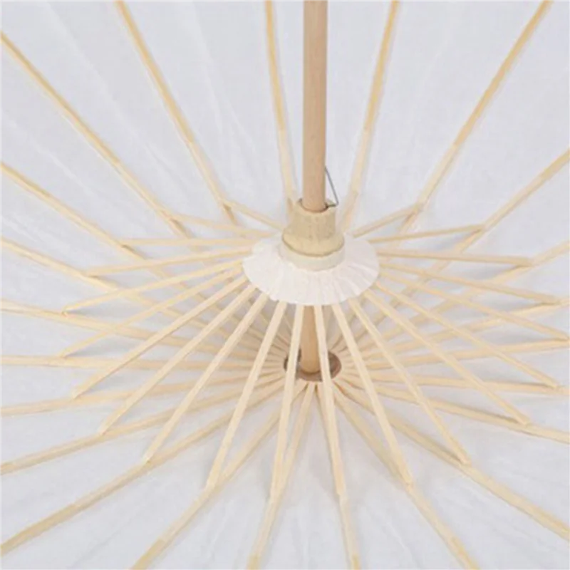 

40PCS Paper Parasol Wedding Umbrella Party Favor 60Cm Bamboo Umbrellas For Bridal Shower Centerpieces Photo Props