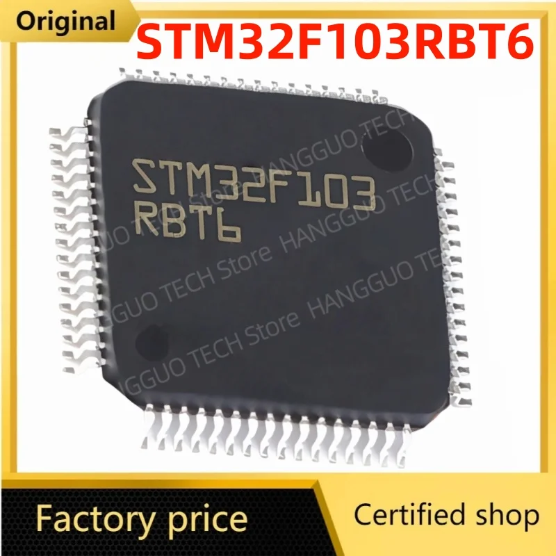 Совершенно новый и оригинальный чип STM32F103RBT6 STM IC MCU LQFP-64