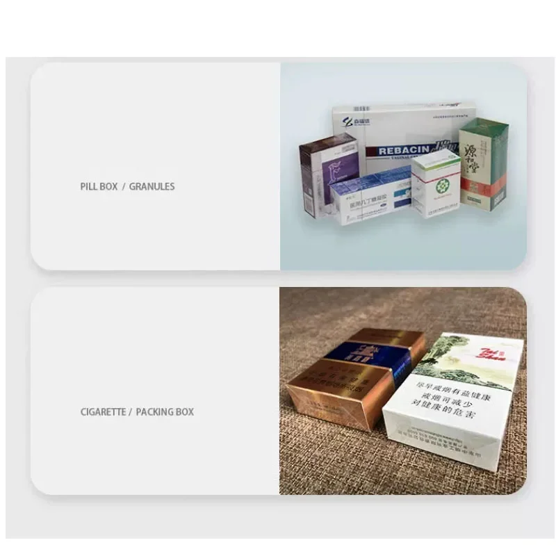 

Automatic Cellophane Wrapping Machine Thermal Sealing Packaging Tool for Perfume Box Playing Card