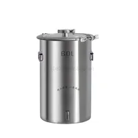 12L/20L/35L/60L Alcohol Distiller Copper Tube Moonshine Still Spirits Home Brew Wine Making Kit Stainless Steel Oil Boiler