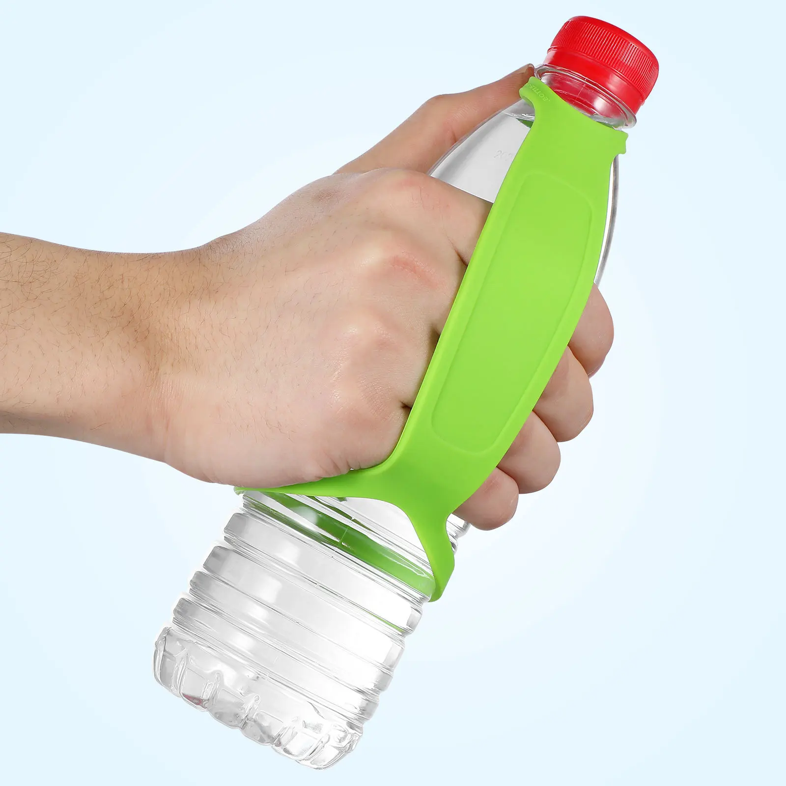 

4pcs Water Bottle Handle Durable Elastic Hanging Rope For Bicycle Schoolbag Portable Outdoor Use Bottle Lanyard