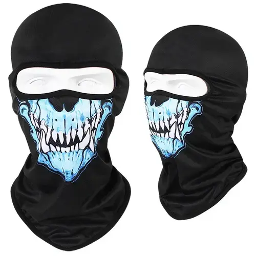 3D Skull Mask Balaclava Cap Breathable Motorcycle Riding Full Face Scarf Outdoor Men Head Cover Cycling Headgear Neck Gaiter Hat - Image 17