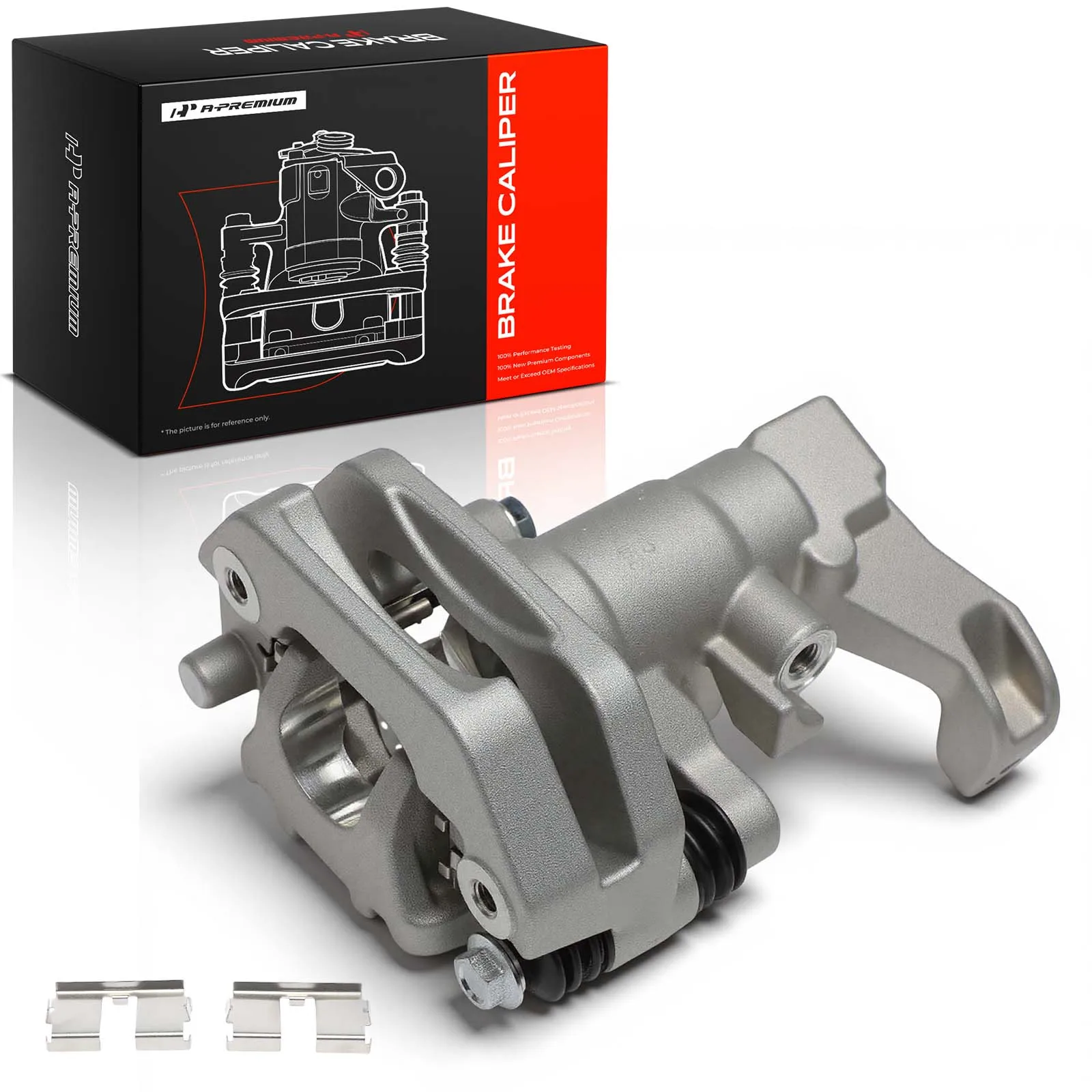 A-Premium Rear Side Brake Caliper with Bracket for Honda Rincon 650 2003-2005 Rincon 680 2006-2022 Rancher 420 2009-2022