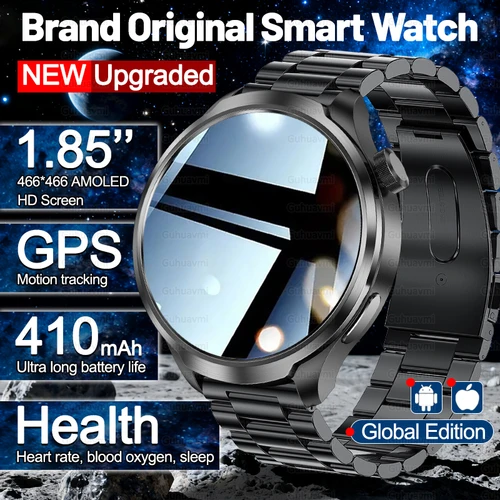 Reloj Inteligente Con Cristal De Zafiro Hd De 1,85 Pulgadas,