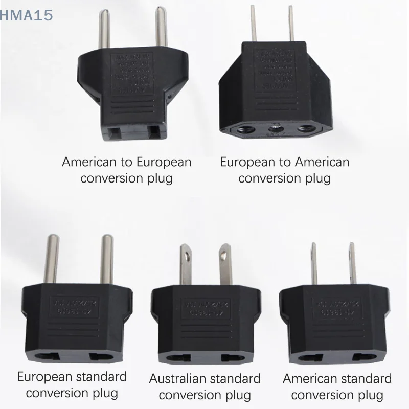 5 PCS Travel Electrical Socket EU To US Power Adapter American European Australia US AU EU Euro AC Plug Converter Outlet Socket