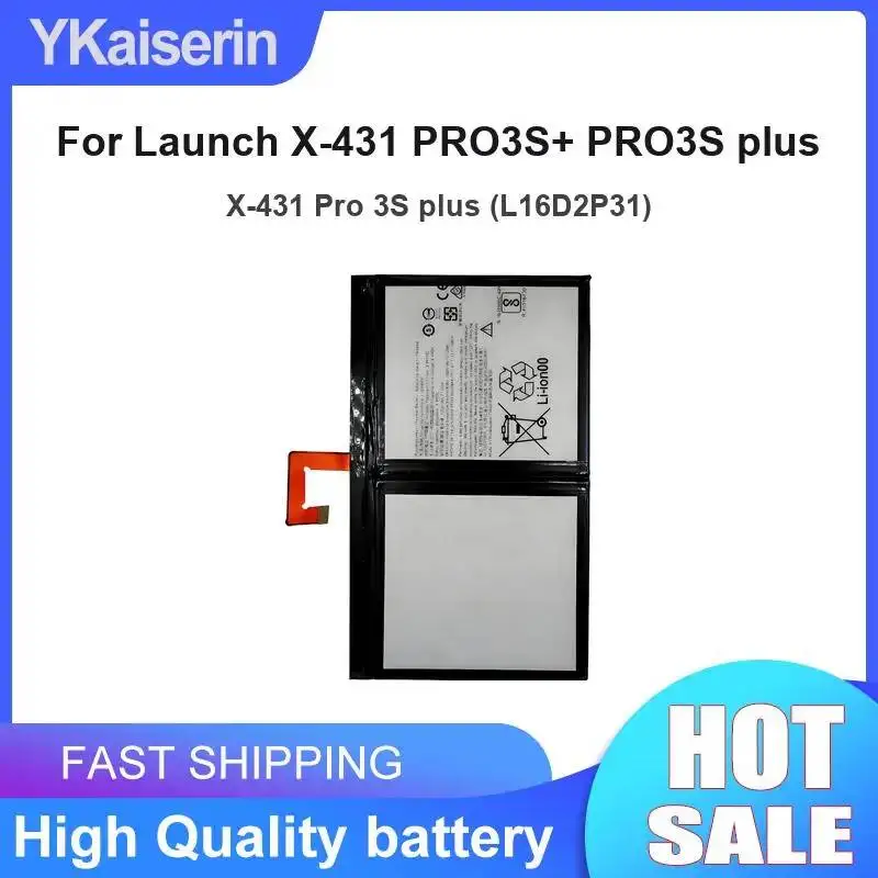 For Launch X-431 PRO3S+ PRO3S Plus Pro 3S L16D2P31 Portable Strong Compatibility Diagnostic Instrument Battery 7000mAh