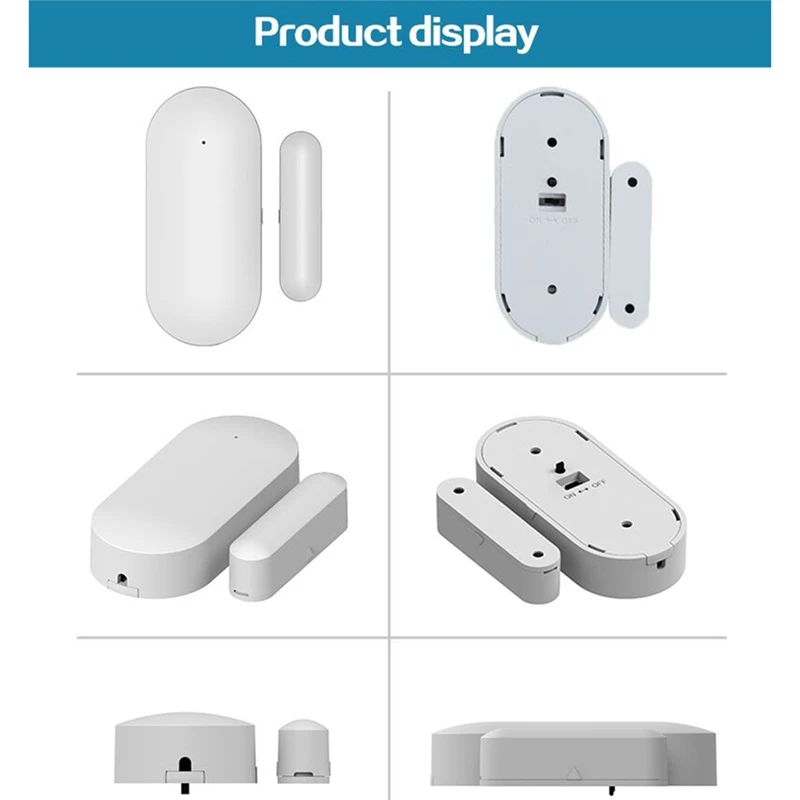 أمان منزلي لاسلكي ، مستشعر مساحة ذكي ، مستشعر نوافذ وأبواب ، كشف مفتوح ، Mhz ، 3 مجموعات