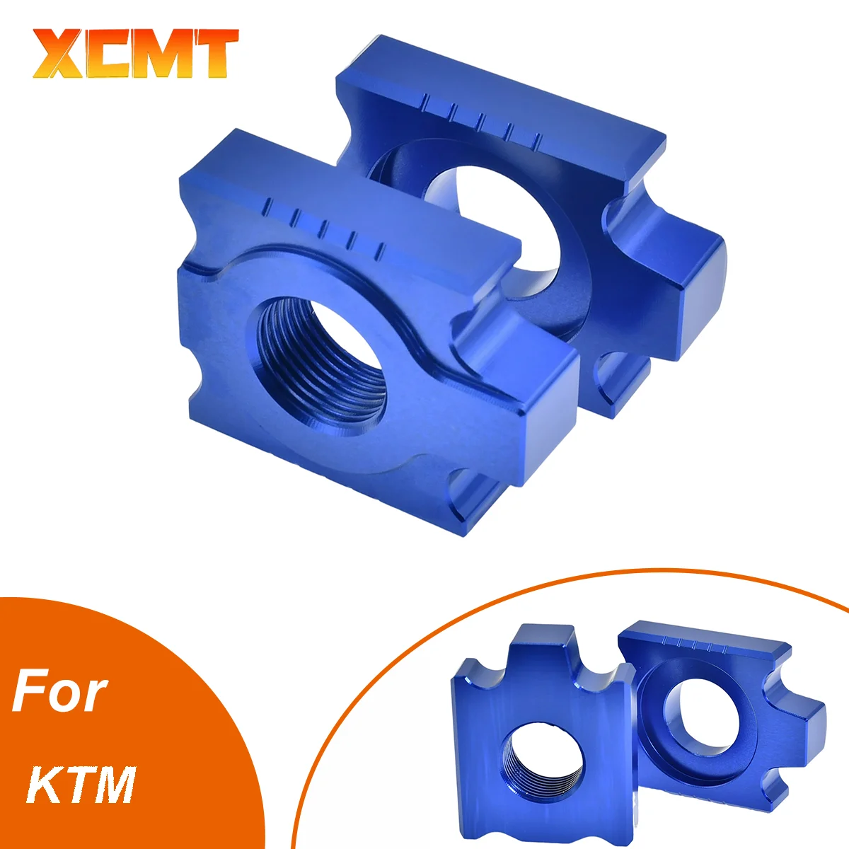 

20mm Motorcycle Rear Chain Adjuster Axle Blocks For KTM Husqvarna TC FC TE FE 125 250 350 SX SXF XC XCF XCW XCWF EXC EXCF CNC