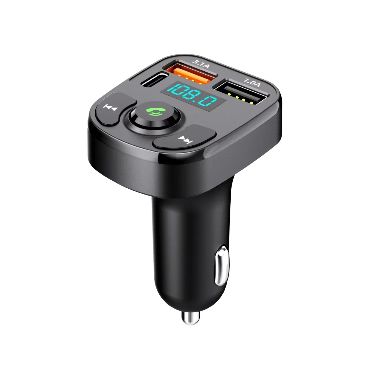 Bluetooth 5.0 Car Charger FM Transmitter Audio Dual USB Car MP3 Player Autoradio Handsfree Charger Fast Charger Car Accessories gallery 5