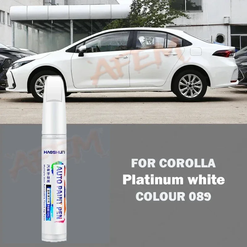 For Toyota Corolla Paint Repair Pen Pearl White Blue Metal Super White Paint Scratch Repair Pen Retouching Tool Set