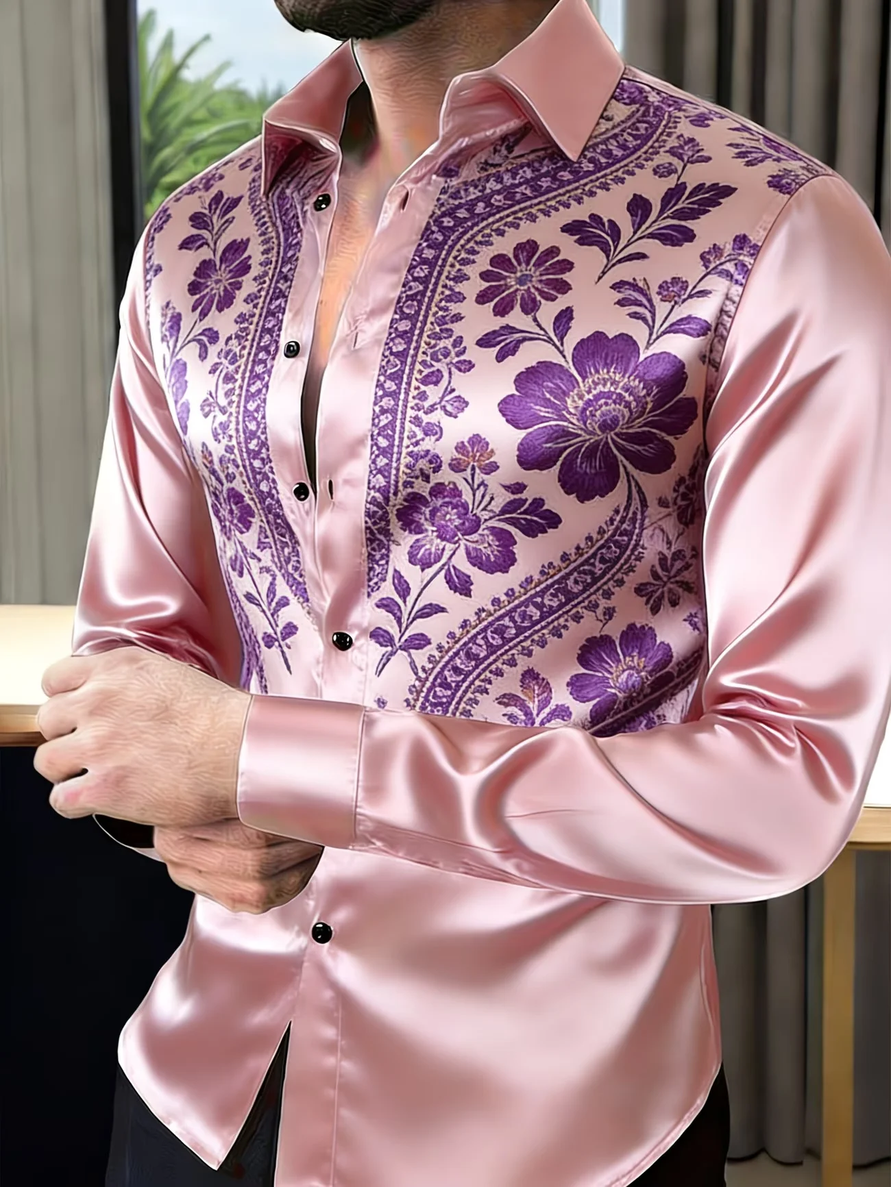 

Новая мужская рубашка с длинным рукавом и 3D-принтом в виде орла, высококачественная повседневная рубашка с длинным рукавом и отложным воротником.