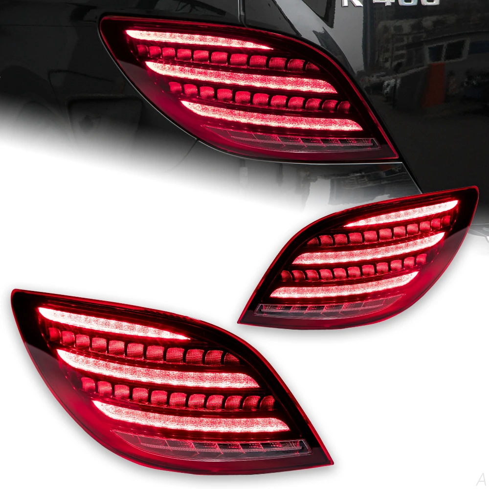 AKD Car Lights for Benz R Class W251  Led Tail Light 2009-2017 Rear Lamp DRL Dynamic Signal Reverse Automotive Accessories