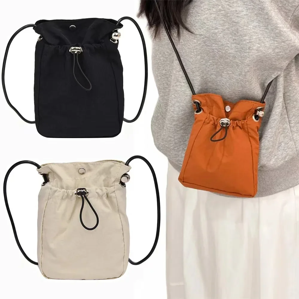 

Nylon Crossbody Bag Soft Mini Phone Wallet Multifunctional Square Shoulder Bag Crossbody Purse Canvas Purse Messenger Bag