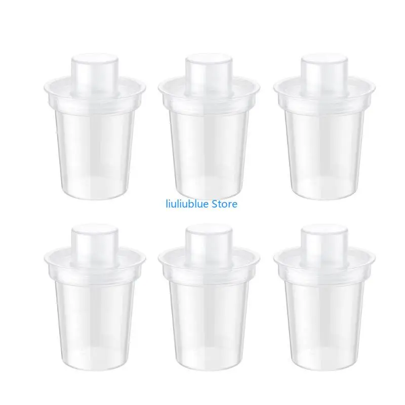 6 قطعة حاوية مسحوق الحليب المحمولة الحبوب دقيق الذرة صندوق الصغار الطفل وجبة خفيفة الغذاء صناديق تخزين صيغة موزعات 62CF