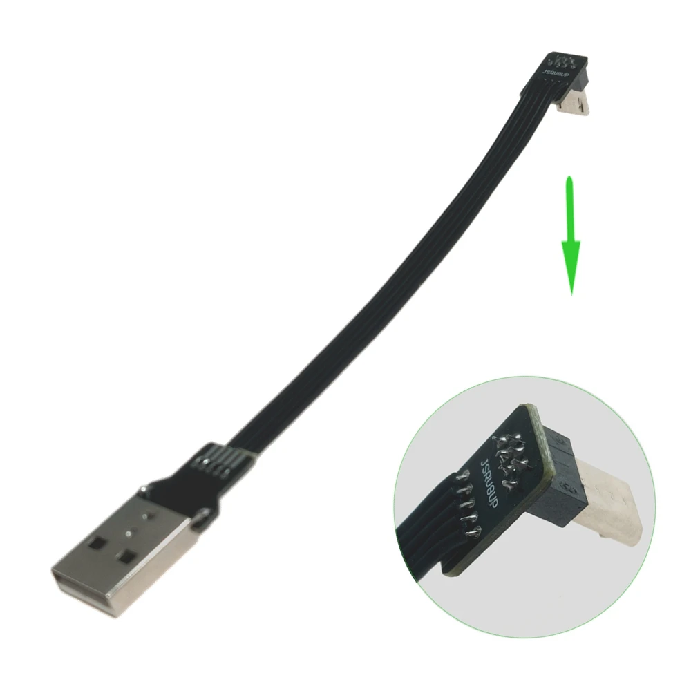 لتقوم بها بنفسك مايكرو USB 2.0 ذكر التوصيل أنثى وصلة مرفاع 4 دبوس 2 تمديد سلك كابل الحبل شحن الطاقة نقل البيانات