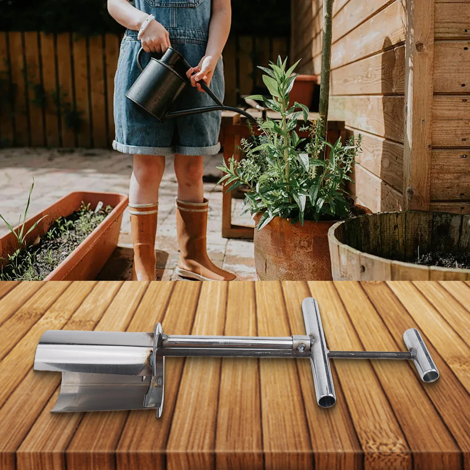 

Gardening Transplanter with Wide Blade for Support Reliable Tool for Efficient Plant Placement in Your Outdoor Space