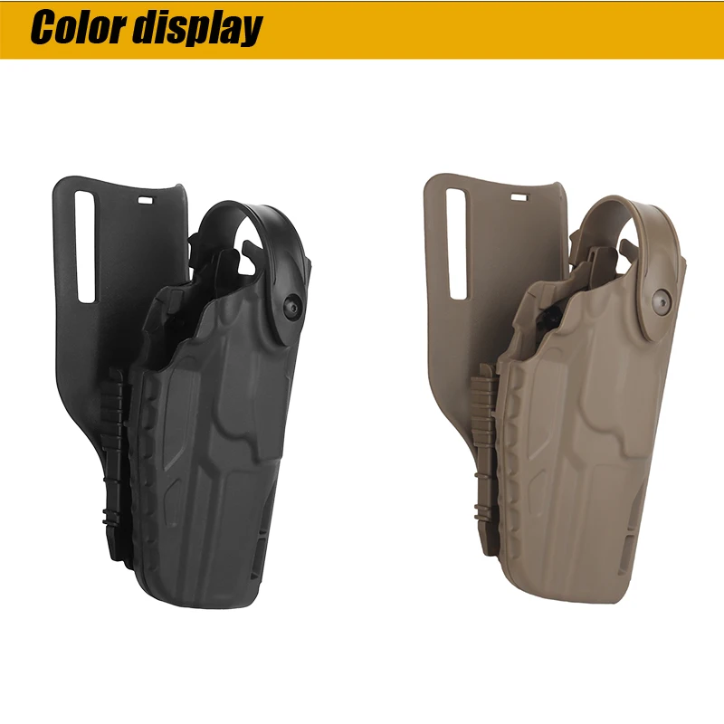 M17M18 Taktisches Holster P320 Rechtshänder-Holster mit QLS-Schnellverschlusssystem, Oberschenkeladapter, geeignet für die Jagd, Luftpistolen-Holster – Detail 6