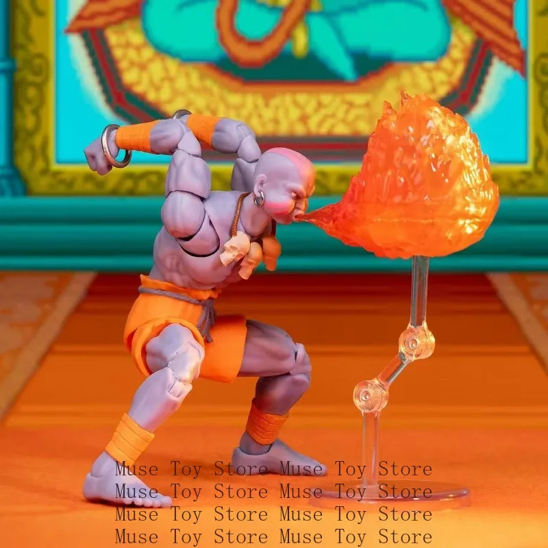 Novo jada brinquedos dhalsim sdcc 1/12 anime figura de ação estátua jada dhalsim rua lutador modelo brinquedo coleção modelo boneca brinquedo presentes