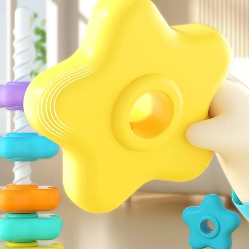 M89C Pierścienie stosu maluchów Gra ztypnięcia zabawek dla kolorowych programów rozwojowych poznawczych