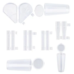 Portable Makeup Brush Waterproof Plastic Cover Dustproof Protective Cover Anti-Fried Bristles Brush Storage Tool