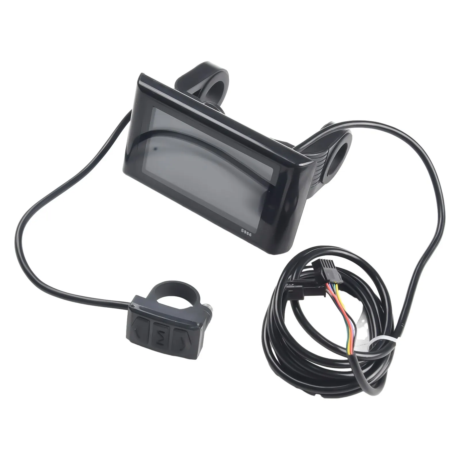 

Electric Bike Display Control Black E-bicycle E-bike Electric Bicycle No.2 Protocol Panel 5pin ABS Agreement Control Display