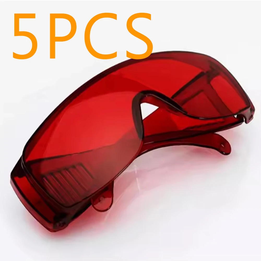 

5PCS Dental Protective Safety Goggles Anti-Shock Eye Protection Glasses for Teeth Whitening and Clinical Procedures