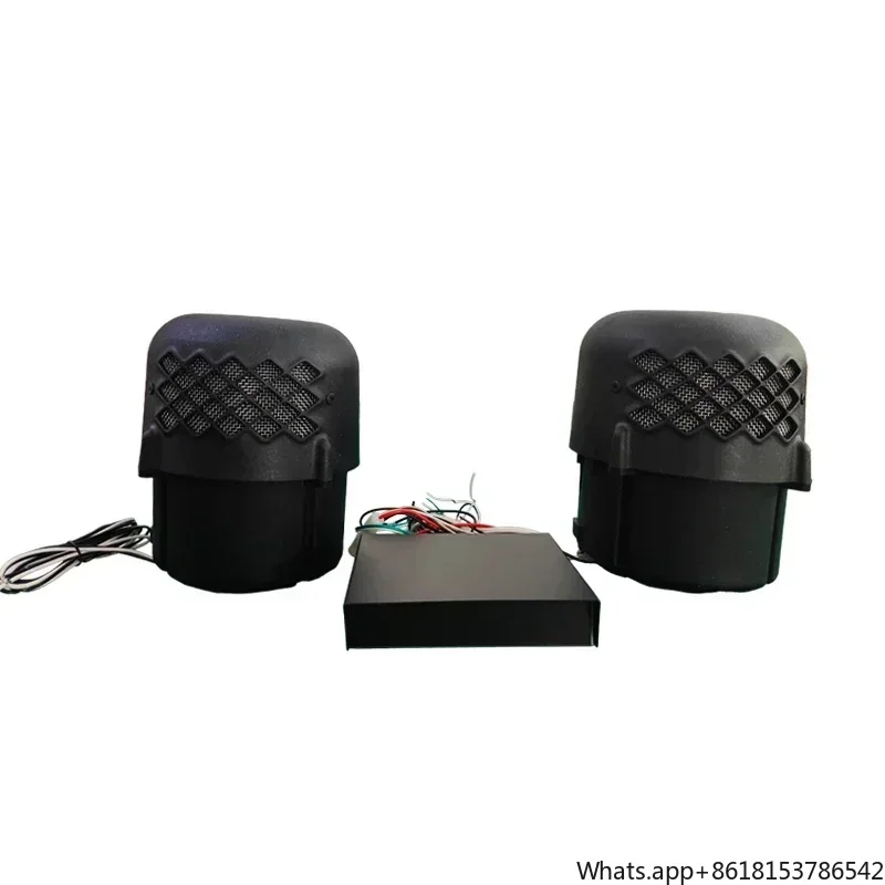12V two subwoofer  multi tones low frequency siren amplifier