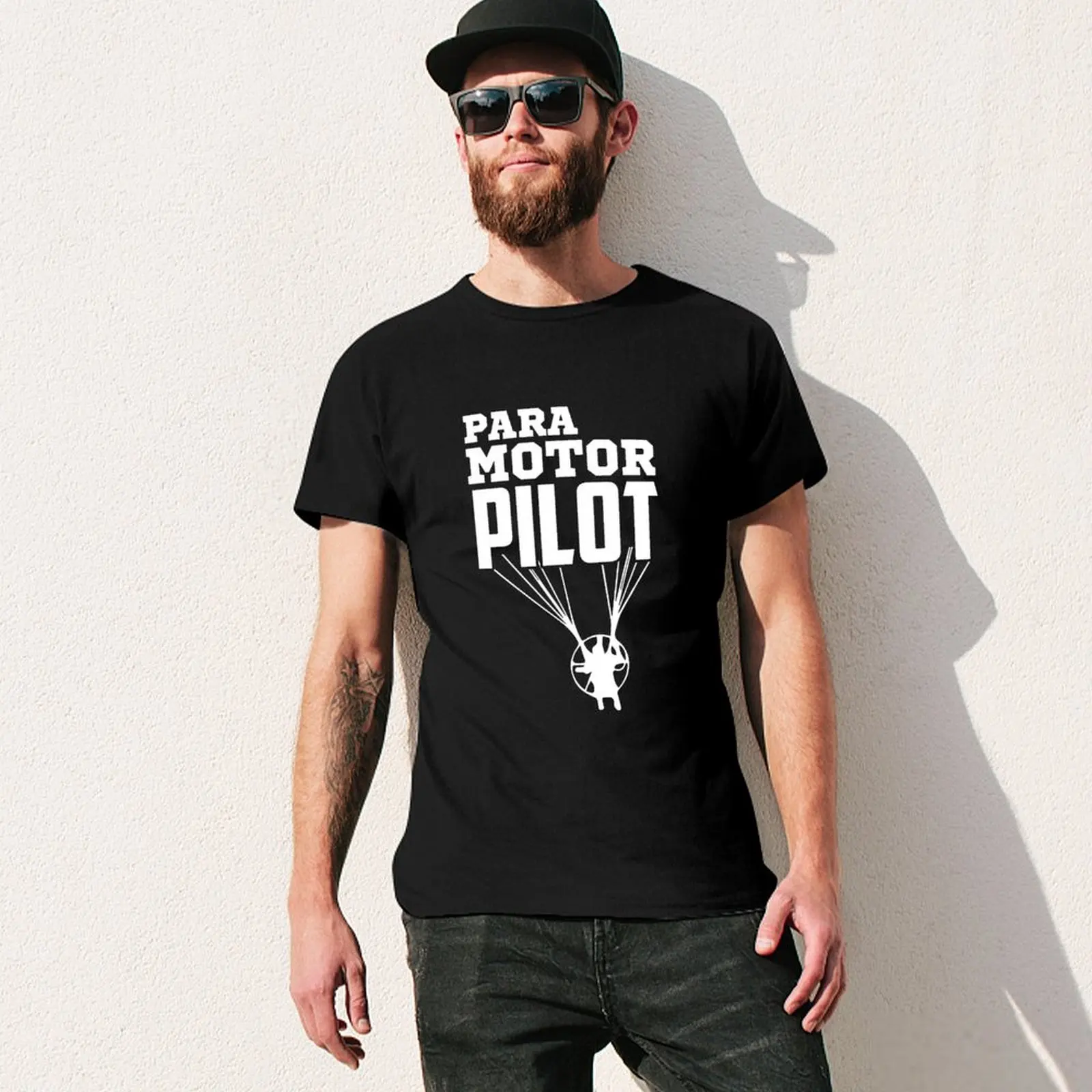 Paramotor Pilot Paramotoring Extreme Sports Paragliding PPG T-Shirt anime shirts graphic tees oversized t shirts for men