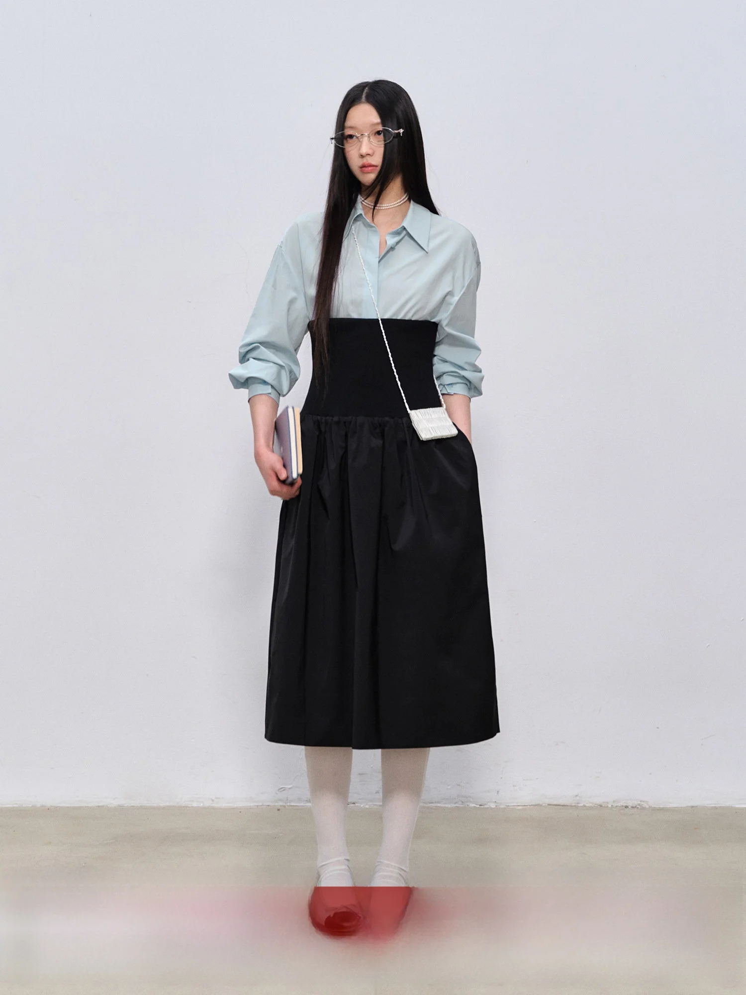 

Повседневная хлопковая рубашка, женский свободный топ с длинными рукавами, универсальный, удобный, дышащий, модный, однотонный, весна-лето-осень