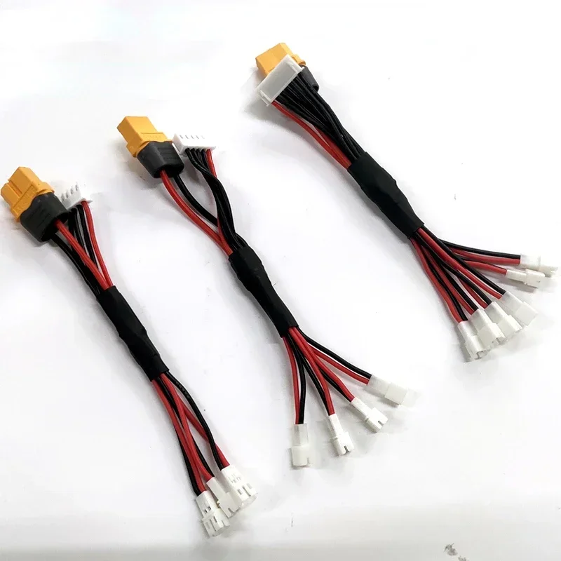 3/4/6Plugs PH2.0 / PH1.25 / 51005 Serial Transfer To XT60 with Balance Plug for 1S LIPO Battery SDT A6 A9 B6