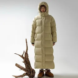 Fashion Warm Hooded High Quality Thickening Women Down Jacket 2025 New Winter Goose Down Temperament Women Down Jacket Top H191