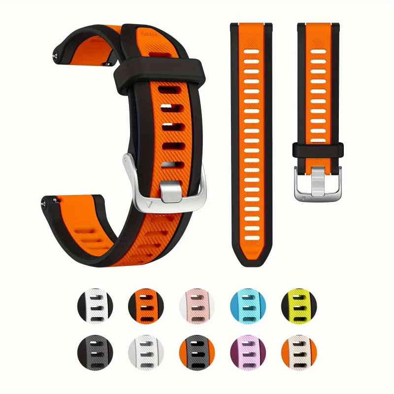 Quick Release 20mm Band For Garmin Forerunner55/Vívoactive 5/(Forerunner 165/245/645 Music)/Vivoactive 3 Music