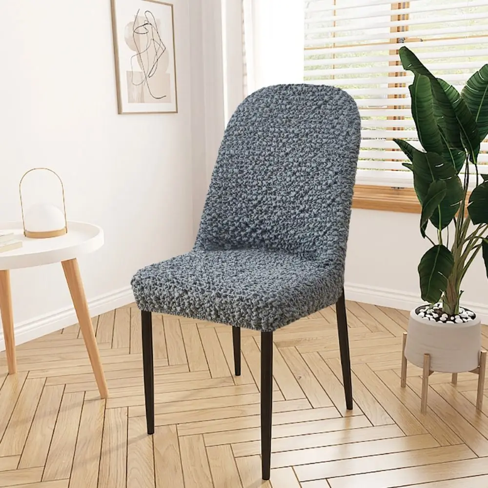 لمط غطاء كرسي مرن التجاعيد النسيج تنفس غطاء مقعد كرسي المضادة للانزلاق مقاومة للحيوانات الأليفة 40-55 سنتيمتر ، 40-53 سنتيمتر المطبخ #2