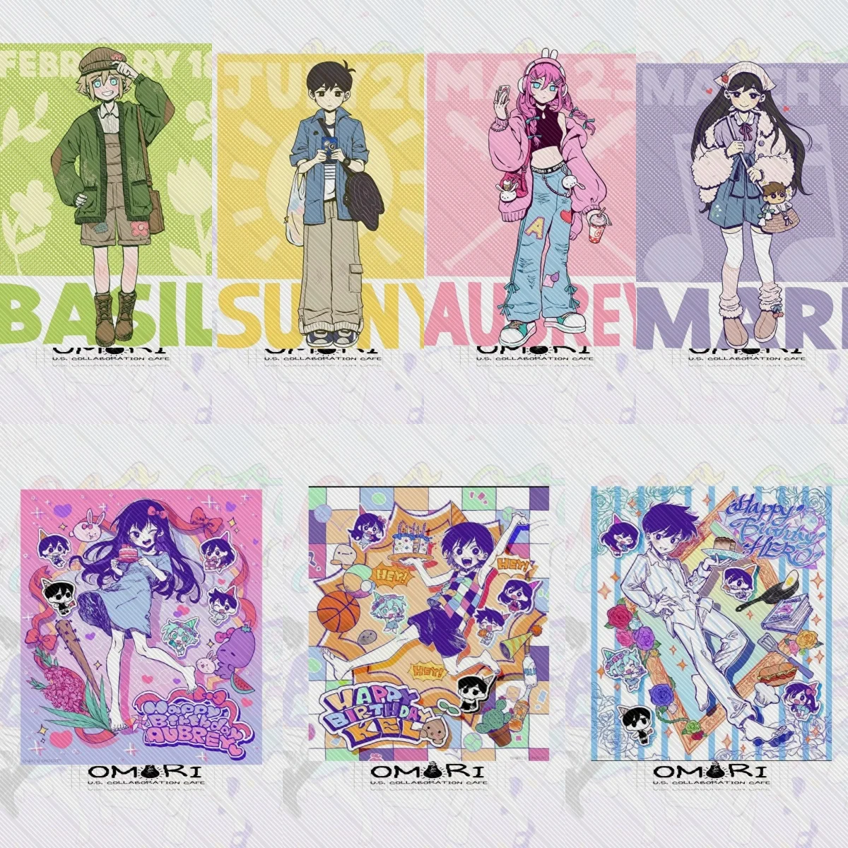 

game omori 15CM Acrylic Stand Model Cosplay Characters Ornament Accessories Goods Christmas Gifts