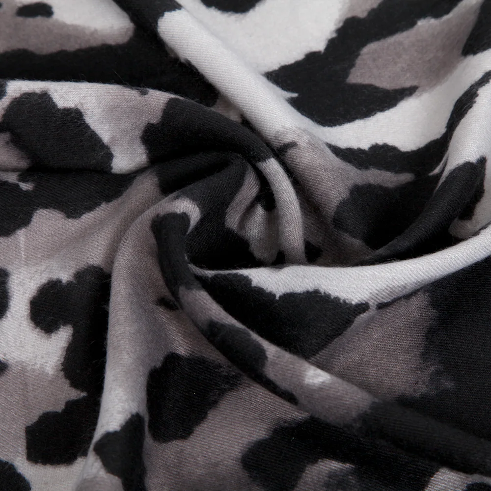 USPOP Neuer Schal mit Leopardenmuster für Damen, modischer Schal für Herbst und Winter, 180 cm lang, vielseitiger Pashmina