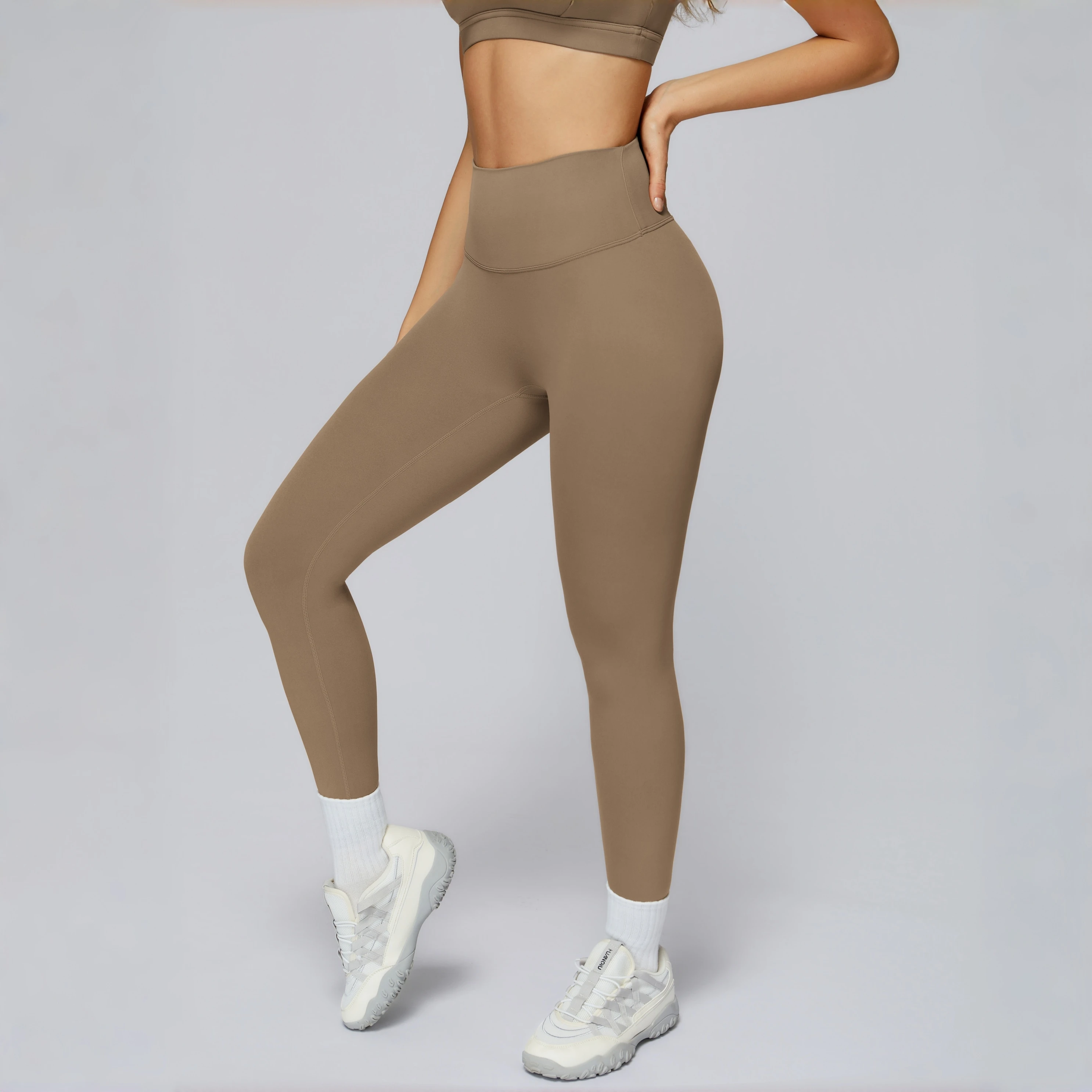 سراويل اليوغا للنساء سراويل رياضية عالية الخصر مع جيب سراويل رياضية للياقة البدنية والجري ملابس رياضية ضيقة للتمرين #2