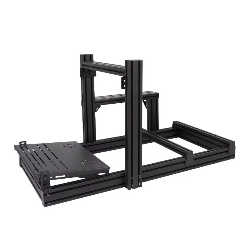 Good Quality Fantastic ized Design 4080 Aluminum Profile Frame Car Game Driving Simulator Cockpit With The Seat