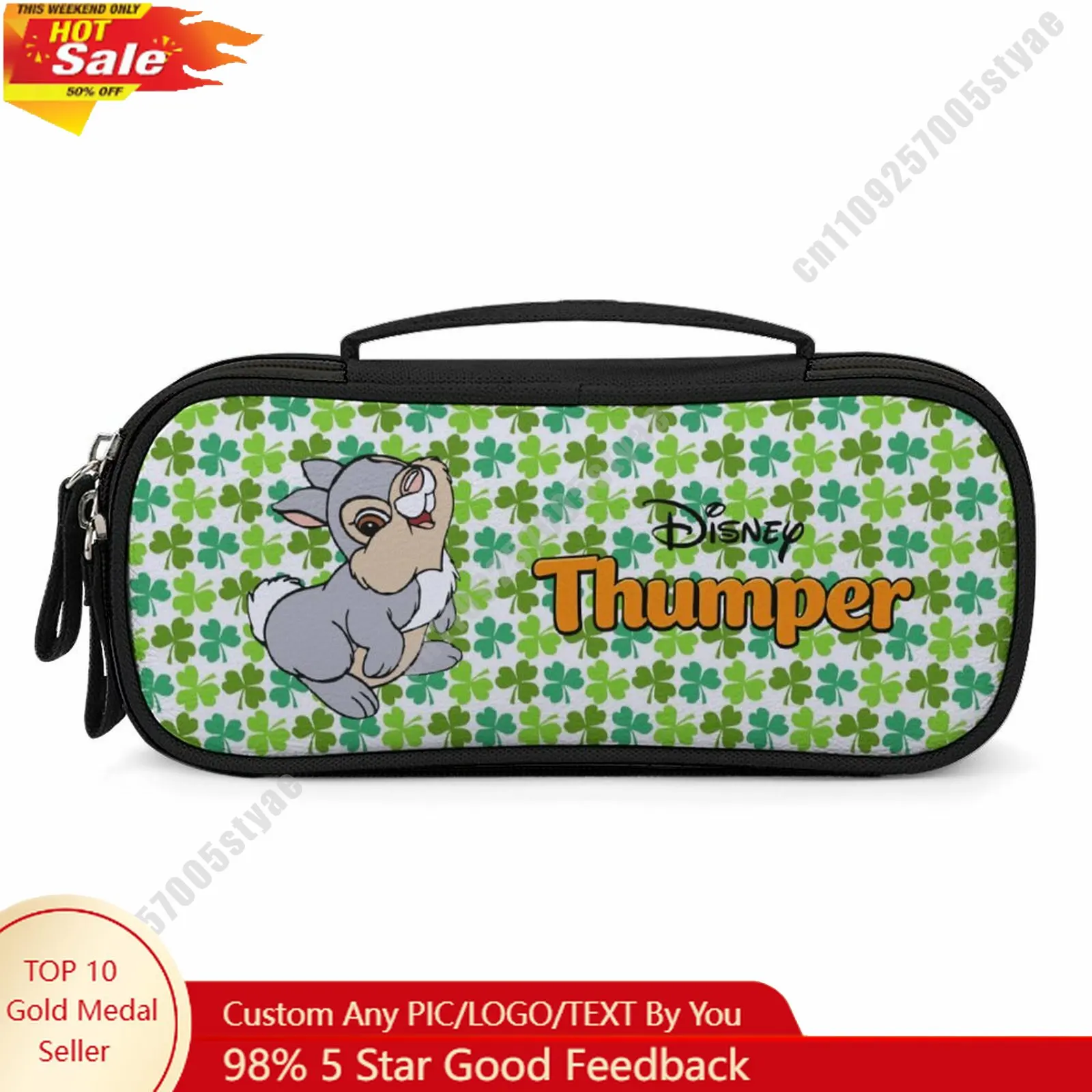 

Thumper Pencil Case Disney Cartoon Character Customized Design Personalized Creation Holiday Gift Cosmetic Bag Cosplay